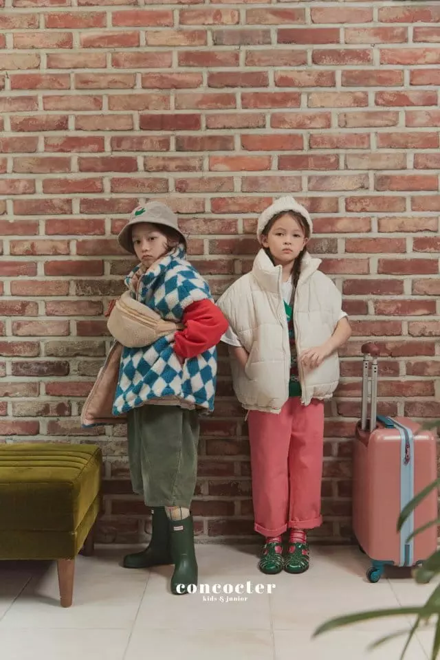 Concocter - Korean Children Fashion - #childofig - Reversible Vest - 12