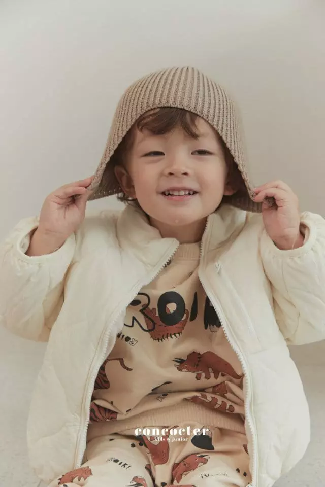 Concocter - Korean Children Fashion - #childofig - Dino Top Bottom Set - 7