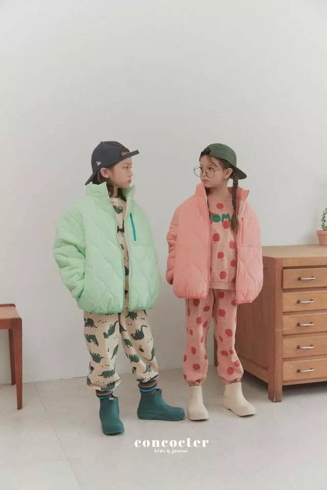 Concocter - Korean Children Fashion - #childofig - Macaroon Quilting Jacket - 6