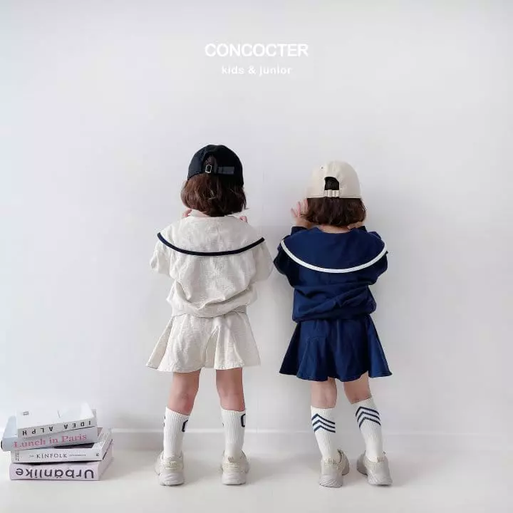 Concocter - Korean Children Fashion - #childofig - Sailor Plare Skirt - 11