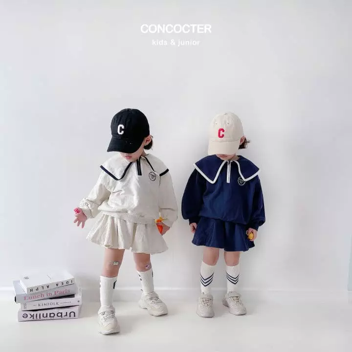 Concocter - Korean Children Fashion - #childofig - Sailor Top Bottom Set - 10
