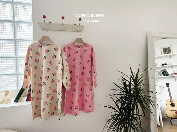 Concocter - Korean Children Fashion - #childrensboutique - Easy Flower One-piece - 8