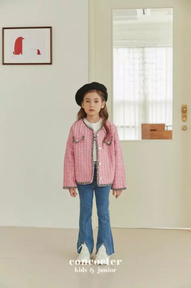 Concocter - Korean Children Fashion - #childrensboutique - Denim Slit Pants - 7