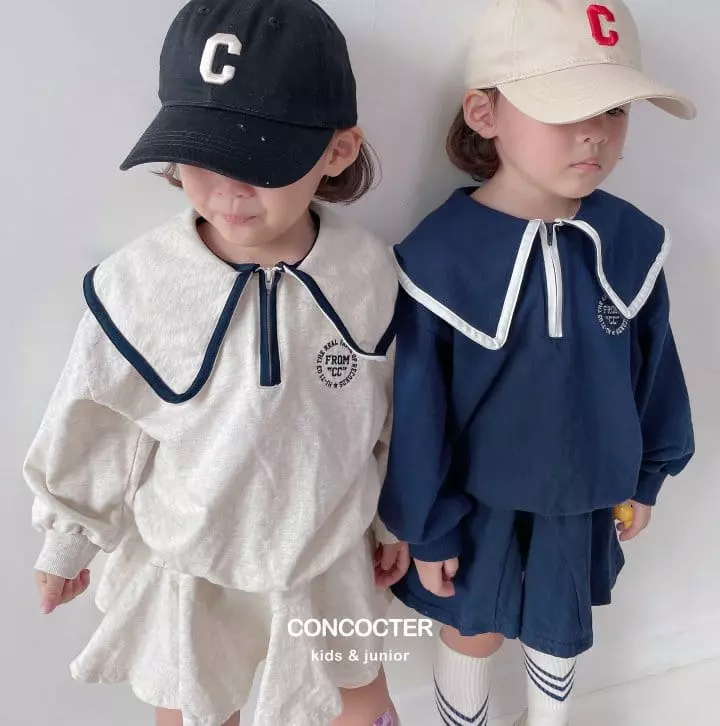 Concocter - Korean Children Fashion - #childrensboutique - Sailor Plare Skirt - 12
