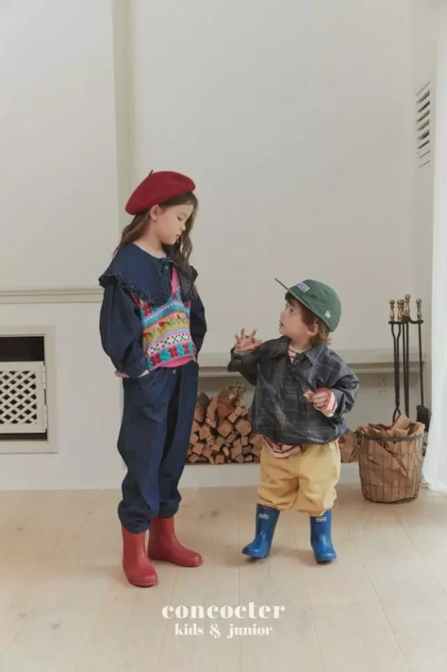 Concocter - Korean Children Fashion - #designkidswear - Siena Jacquaed Knit Vest - 8