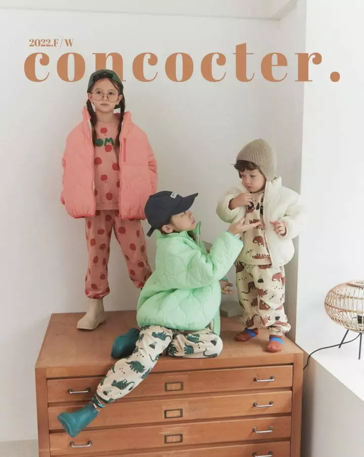 Concocter - Korean Children Fashion - #designkidswear - Apple Top Bottom Set - 11