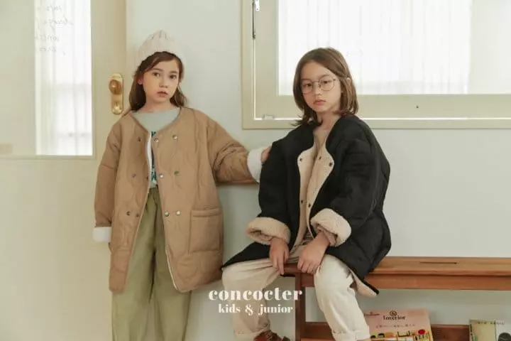 Concocter - Korean Children Fashion - #discoveringself - Double Jacket - 3