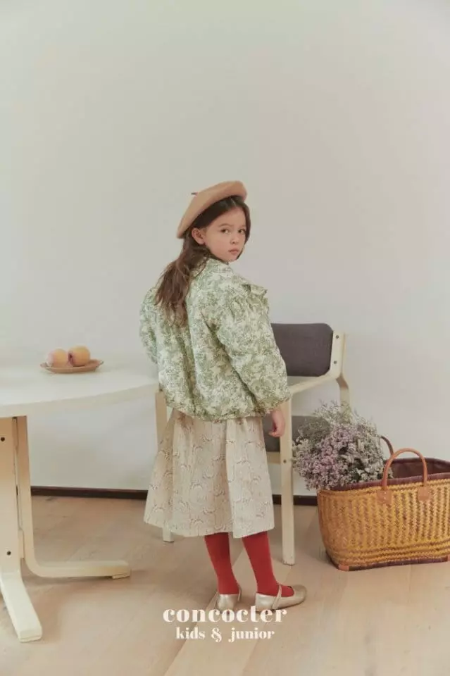 Concocter - Korean Children Fashion - #discoveringself - Square Neck Smocked One-piece