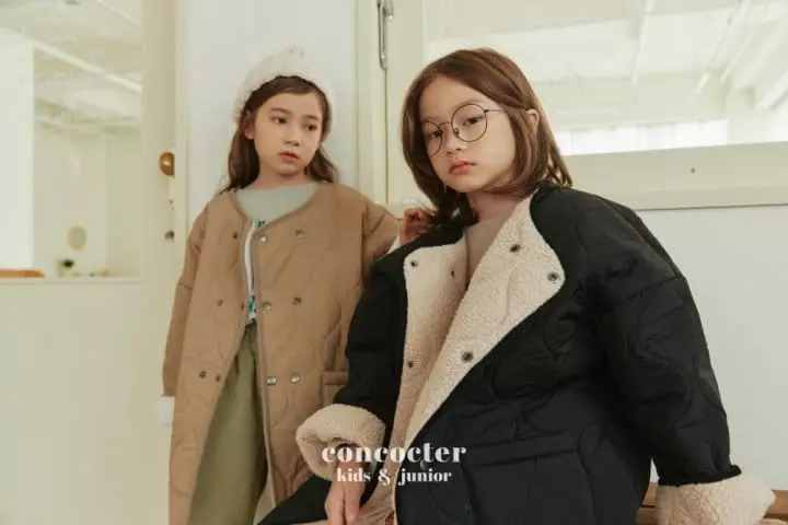 Concocter - Korean Children Fashion - #discoveringself - Double Jacket - 4