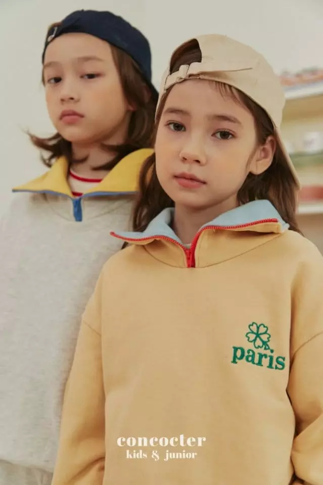 Concocter - Korean Children Fashion - #fashionkids - Clover Zipper Anorak Top Bottom Set - 3