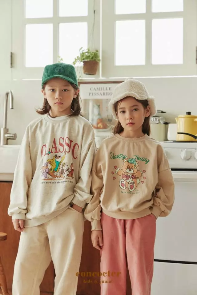 Concocter - Korean Children Fashion - #fashionkids - Hug Sweatshirt - 2