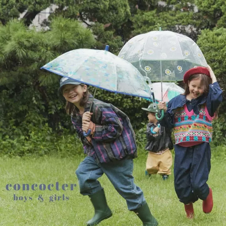 Concocter - Korean Children Fashion - #fashionkids - Check Anorak Jumper - 12