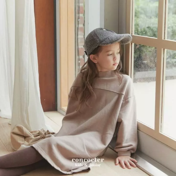 Concocter - Korean Children Fashion - #discoveringself - Wrinkle Cocon One-piece - 4