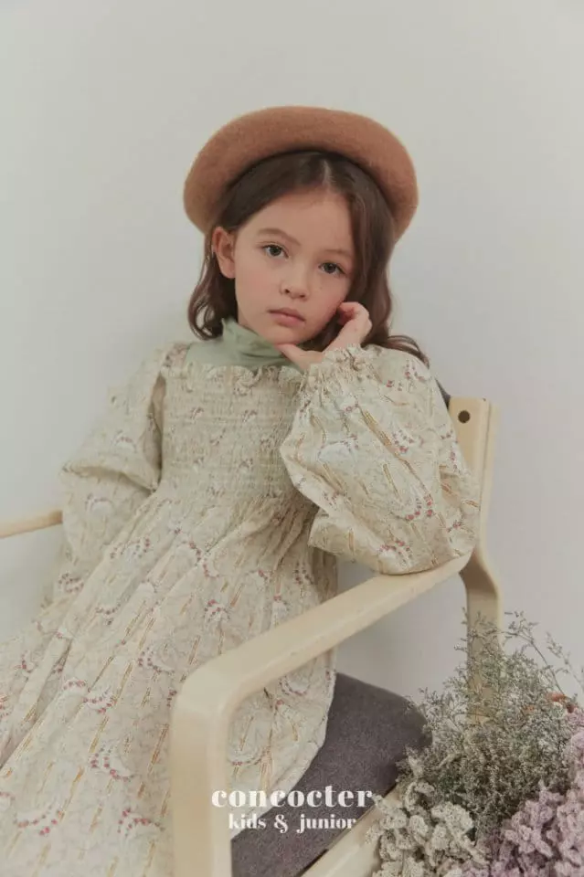 Concocter - Korean Children Fashion - #fashionkids - Slit Turtleneck Tee