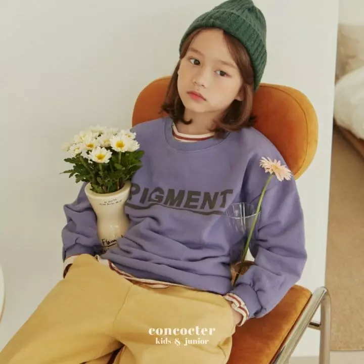 Concocter - Korean Children Fashion - #fashionkids - Pigment Sweatshirt with Mom - 9
