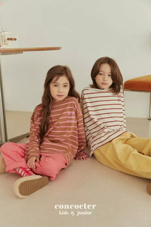 Concocter - Korean Children Fashion - #fashionkids - Ogam Stripes Tee - 7