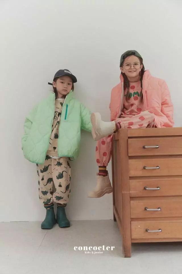 Concocter - Korean Children Fashion - #fashionkids - Macaroon Quilting Jacket - 11