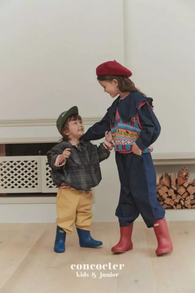 Concocter - Korean Children Fashion - #kidsshorts - Siena Jacquaed Knit Vest - 11