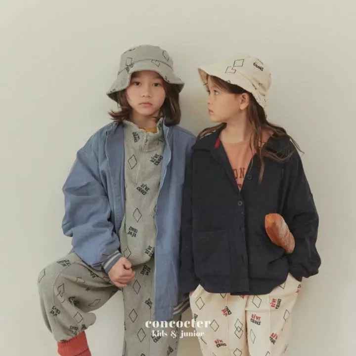 Concocter - Korean Children Fashion - #kidsshorts - Waffle Anorak Tee - 7