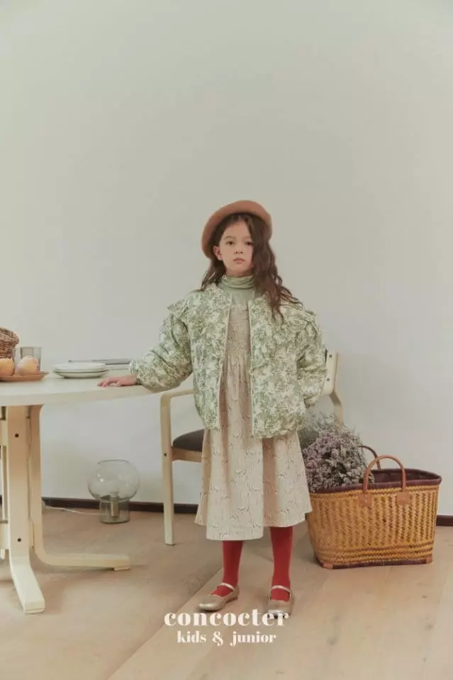 Concocter - Korean Children Fashion - #kidsshorts - Slit Turtleneck Tee - 2