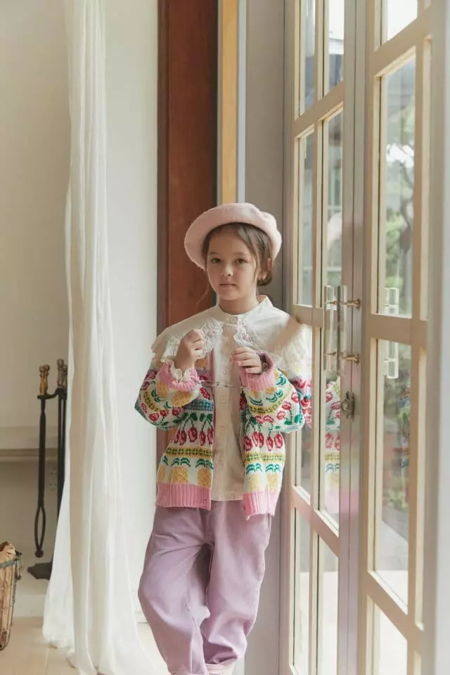 Concocter - Korean Children Fashion - #kidsshorts - China Lace Blouse