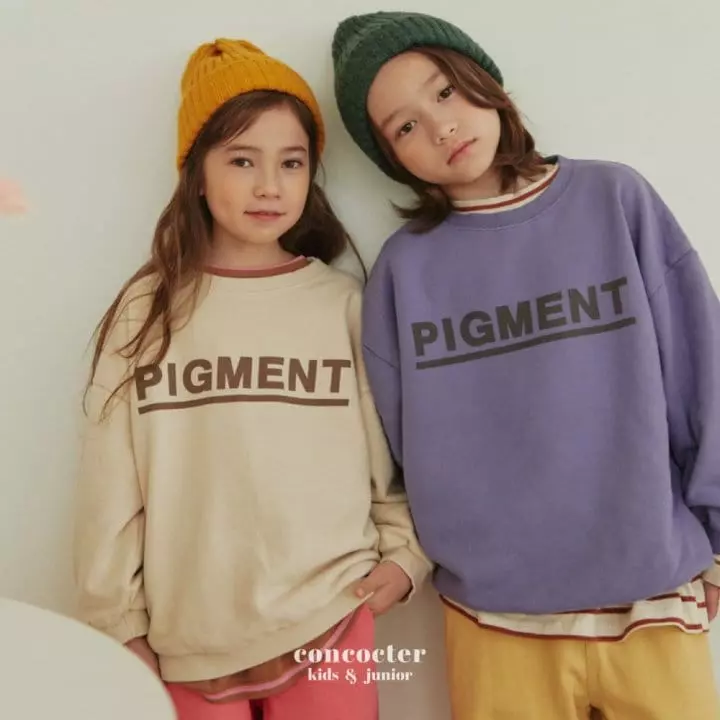 Concocter - Korean Children Fashion - #kidsshorts - Pigment Sweatshirt with Mom - 10