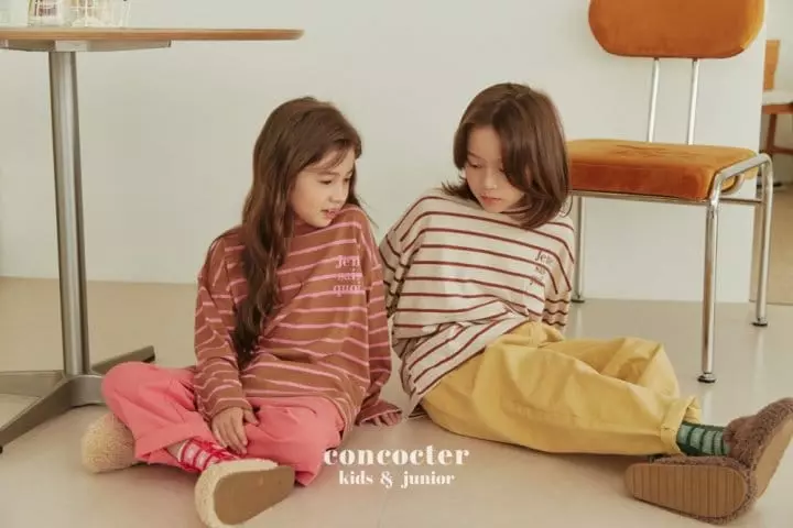 Concocter - Korean Children Fashion - #kidsshorts - Ogam Stripes Tee - 8
