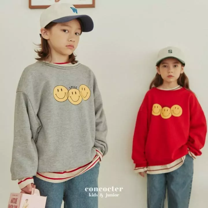Concocter - Korean Children Fashion - #kidzfashiontrend - Doldol Smile Sweatshirt - 9