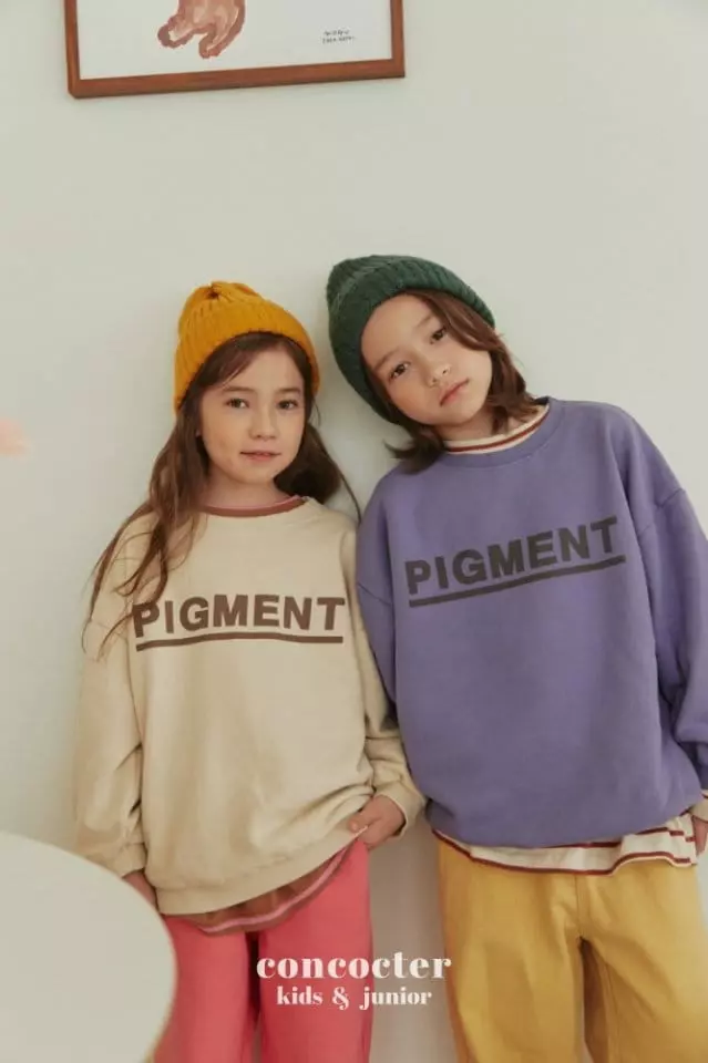 Concocter - Korean Children Fashion - #kidzfashiontrend - Pigment Sweatshirt with Mom - 12