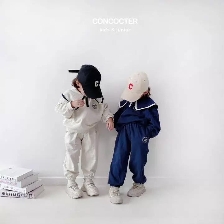 Concocter - Korean Children Fashion - #kidzfashiontrend - Sailor Top Bottom Set
