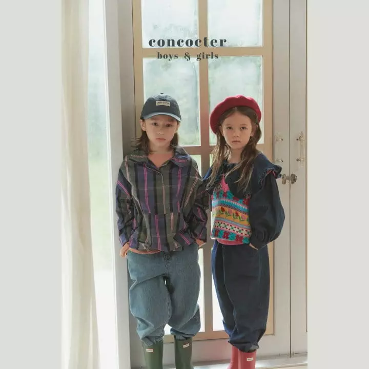 Concocter - Korean Children Fashion - #littlefashionista - Siena Jacquaed Knit Vest