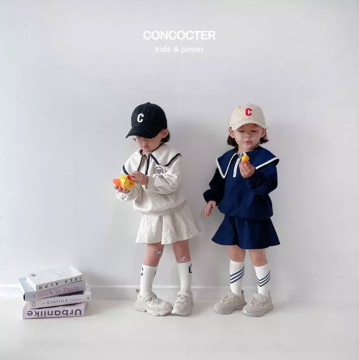 Concocter - Korean Children Fashion - #Kfashion4kids - Sailor Plare Skirt - 4