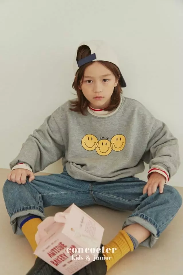 Concocter - Korean Children Fashion - #magicofchildhood - Doldol Smile Sweatshirt - 12