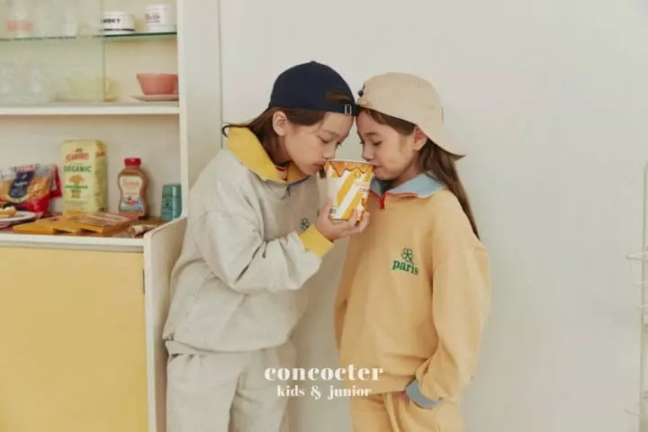 Concocter - Korean Children Fashion - #magicofchildhood - Clover Zipper Anorak Top Bottom Set - 9