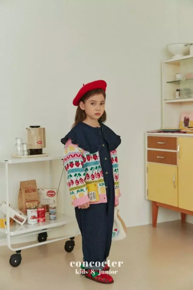 Concocter - Korean Children Fashion - #magicofchildhood - Denim Frill Jumpsuit - 3