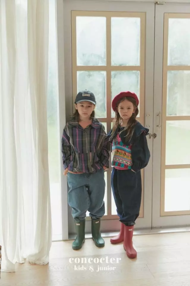 Concocter - Korean Children Fashion - #magicofchildhood - Siena Jacquaed Knit Vest - 2
