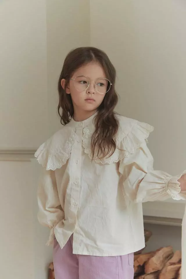 Concocter - Korean Children Fashion - #magicofchildhood - China Lace Blouse - 6