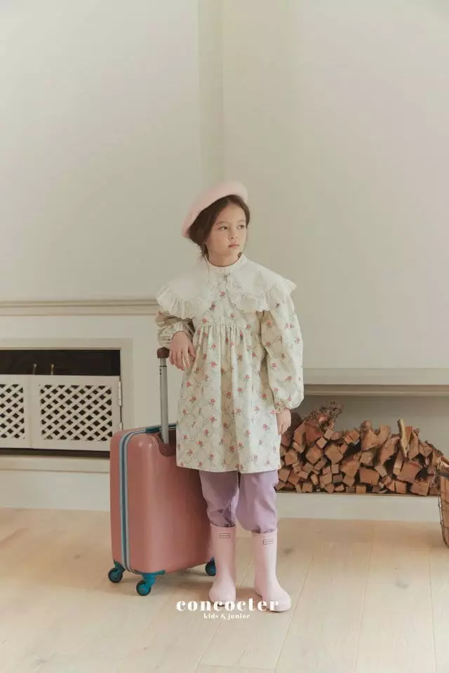 Concocter - Korean Children Fashion - #magicofchildhood - Achi Line Mini One-piece - 2