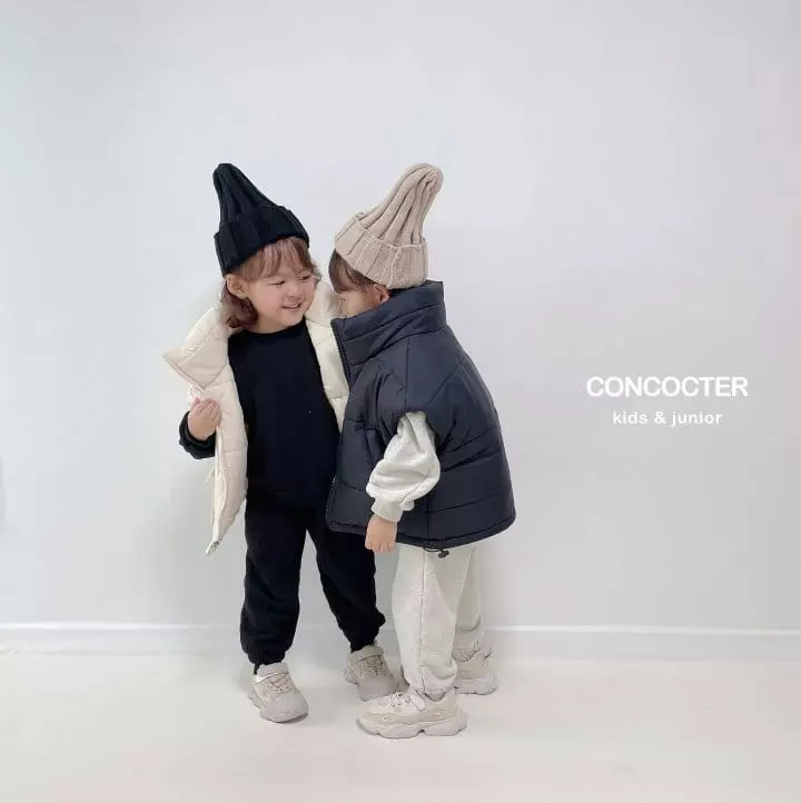 Concocter - Korean Children Fashion - #magicofchildhood - Power Shoulder Top Bottom Set - 6