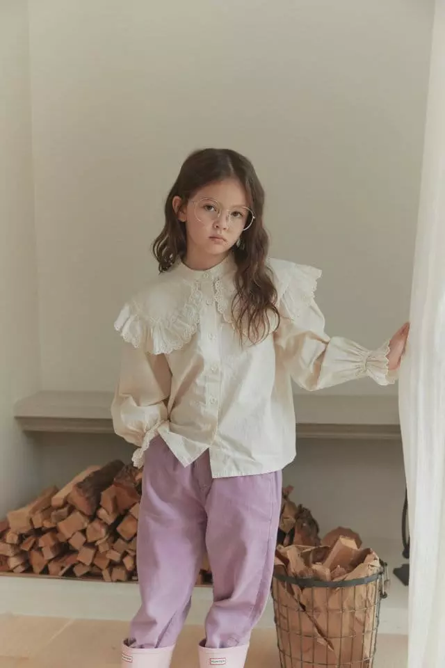 Concocter - Korean Children Fashion - #minifashionista - China Lace Blouse - 7