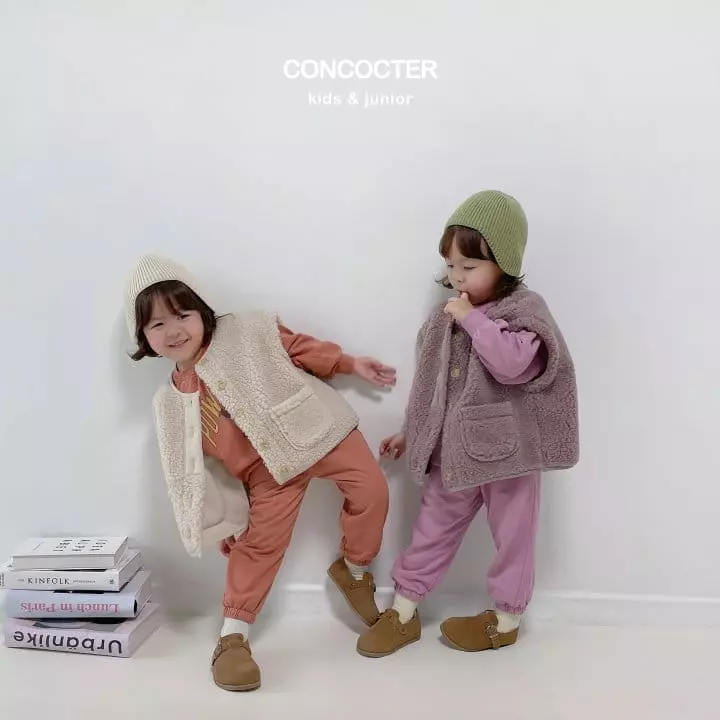 Concocter - Korean Children Fashion - #minifashionista - Powerful Bear Top Bottom Set - 11