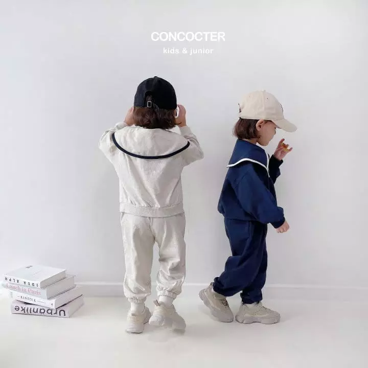Concocter - Korean Children Fashion - #minifashionista - Sailor Top Bottom Set - 5