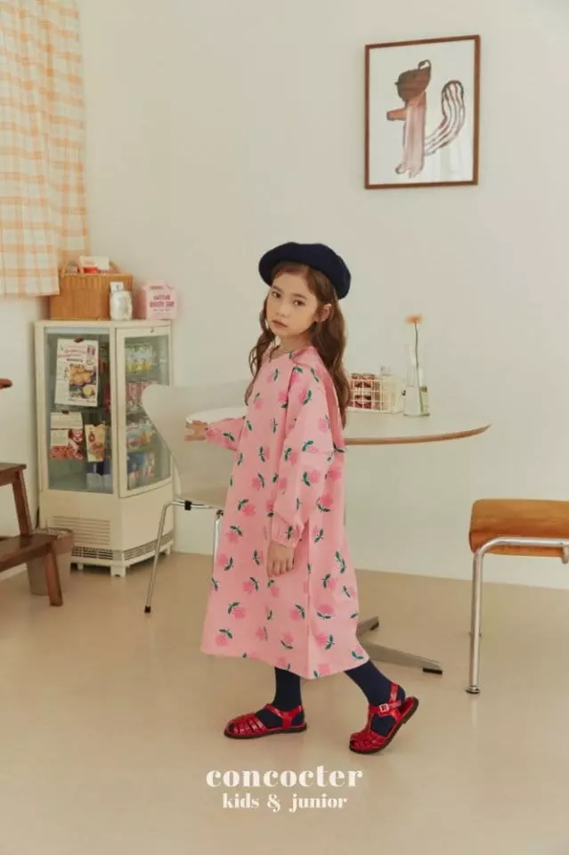 Concocter - Korean Children Fashion - #prettylittlegirls - Easy Flower One-piece - 3