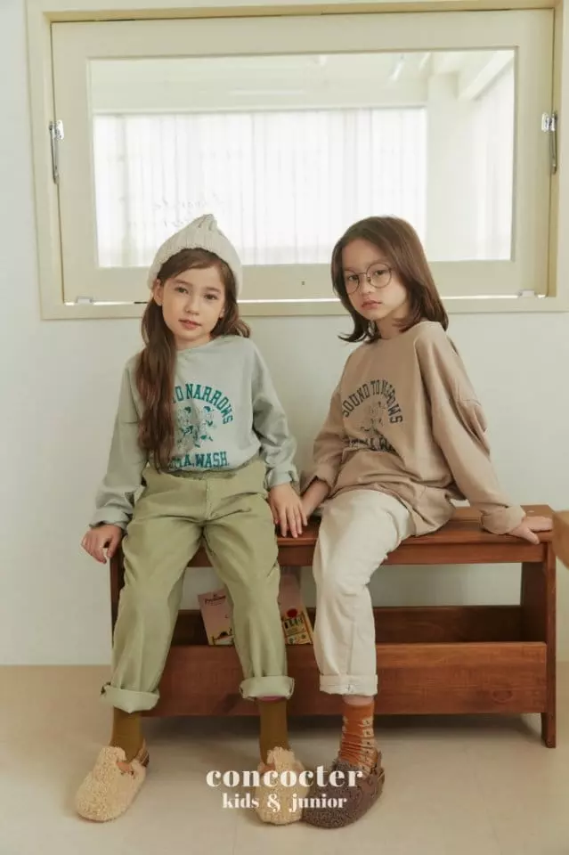 Concocter - Korean Children Fashion - #prettylittlegirls - Basic Fit Rib Pants - 6