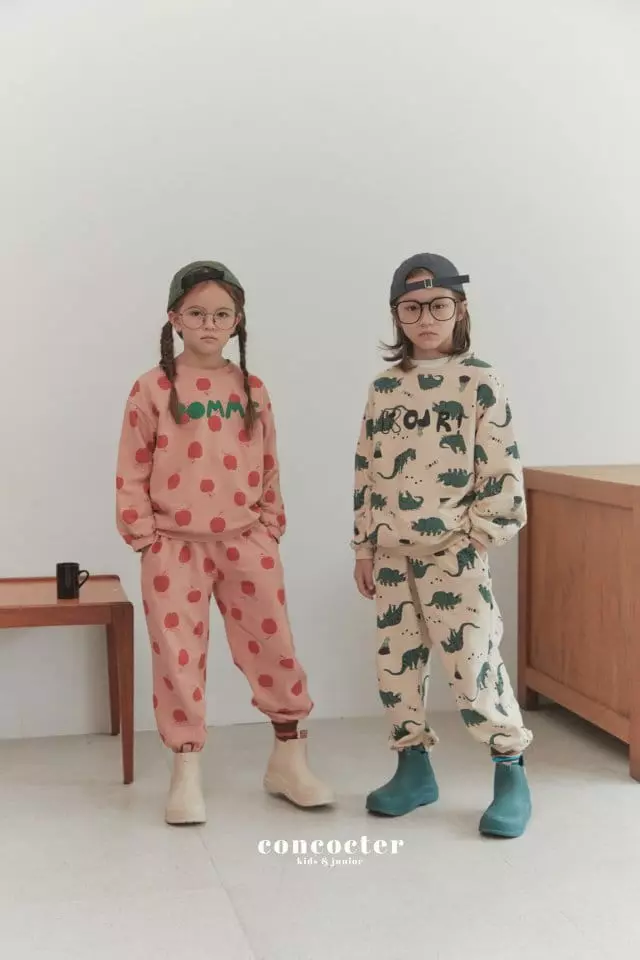 Concocter - Korean Children Fashion - #prettylittlegirls - Apple Top Bottom Set - 7