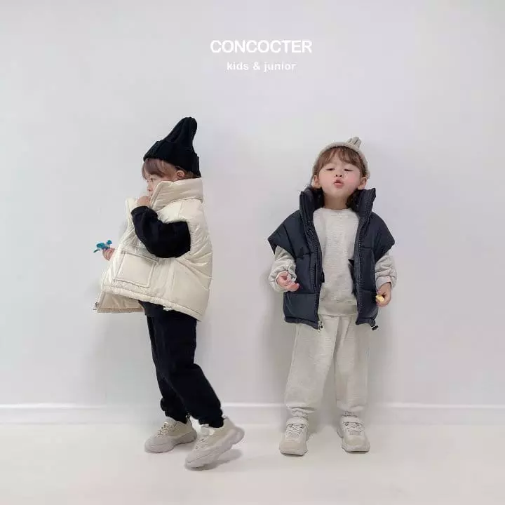 Concocter - Korean Children Fashion - #prettylittlegirls - Power Shoulder Top Bottom Set - 8