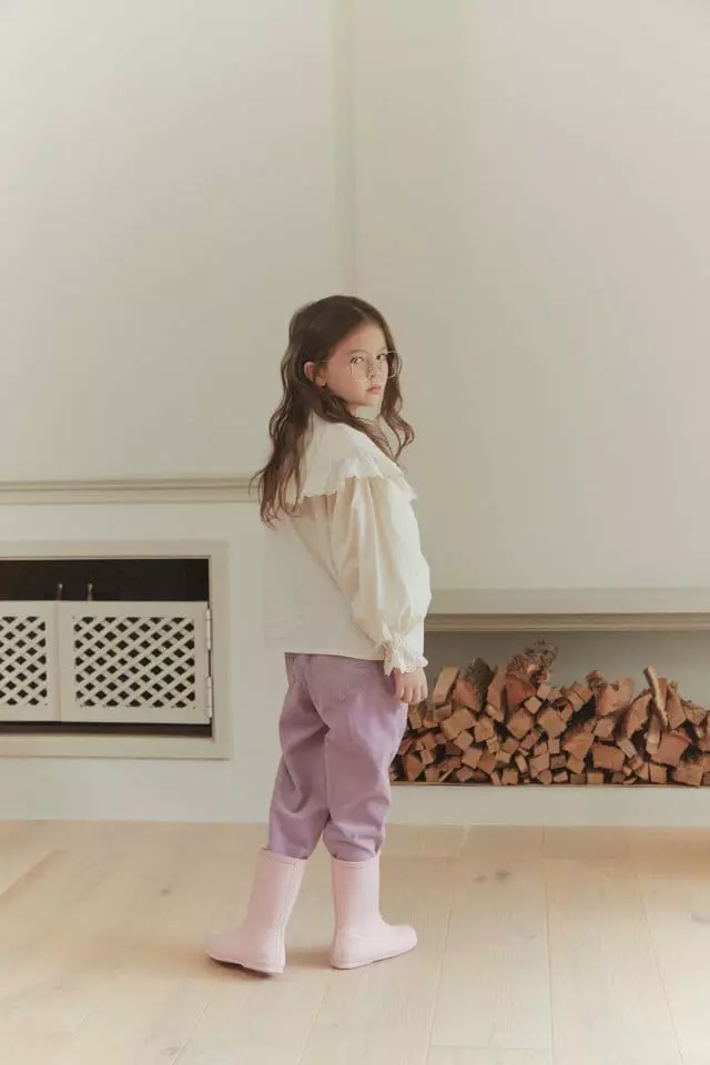 Concocter - Korean Children Fashion - #stylishchildhood - China Lace Blouse - 11
