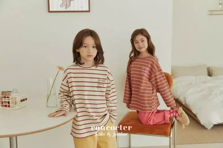 Concocter - Korean Children Fashion - #stylishchildhood - Ogam Stripes Tee - 2