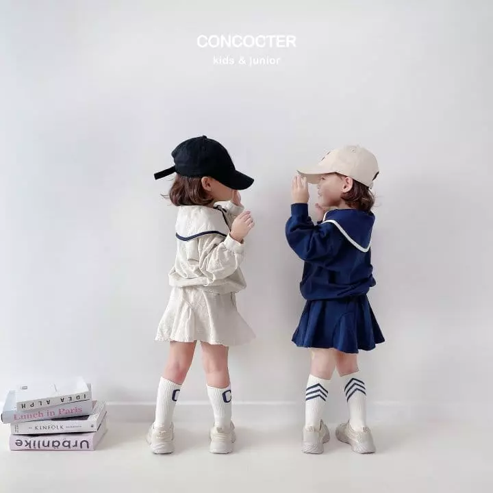Concocter - Korean Children Fashion - #stylishchildhood - Sailor Plare Skirt - 10