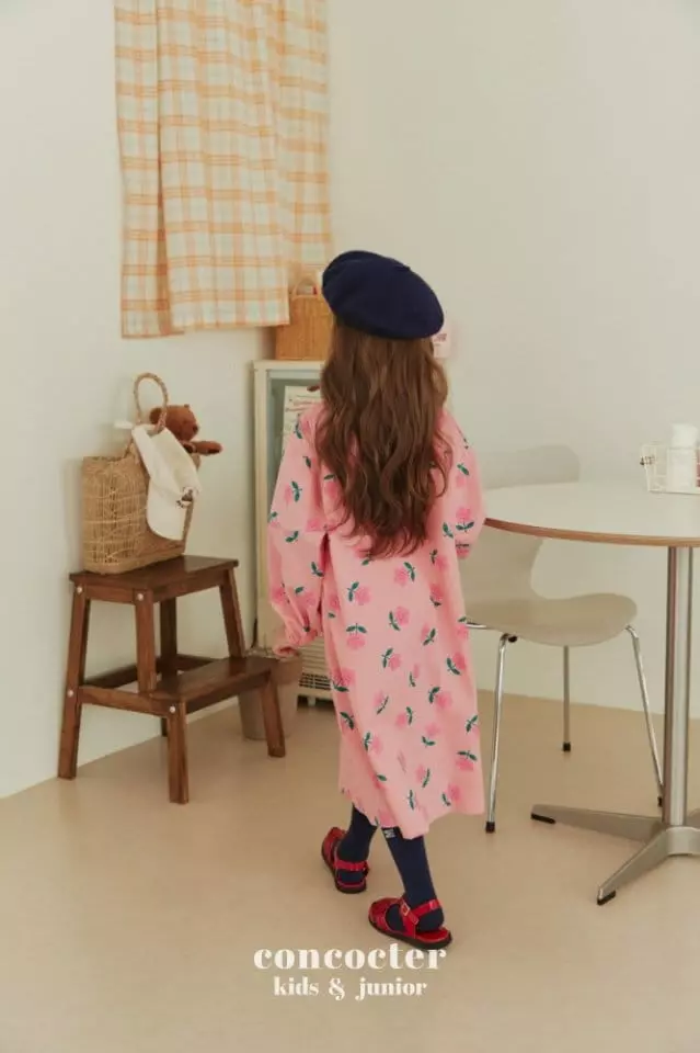 Concocter - Korean Children Fashion - #prettylittlegirls - Easy Flower One-piece - 4